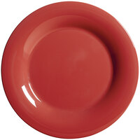 GET WP-9-CR 9" Diamond Harvest Cranberry Wide Rim Plate - 24/Case