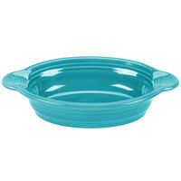 Fiesta® Dinnerware from Steelite International HL587107 Turquoise 13 oz. Oval China Baker / Casserole Dish - 4/Case