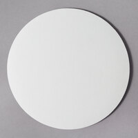 8" White Corrugated Cake Circle - 500/Case