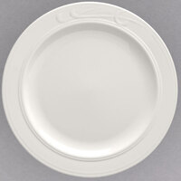 Homer Laughlin from Steelite International HL6081000 9 3/4" Ivory (American White) China Plate - 24/Case