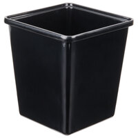 GET ML-150-BK 3 Qt. Black Square Melamine Crock - 6/Case