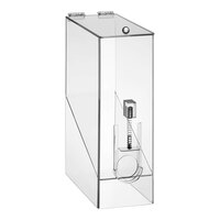 Choice 9 lb. Acrylic Dry Food / Coffee Bean Dispenser
