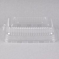 Fineline 9257-L Flairware Clear PET Plastic Snack Tray Dome Lid - 48/Case