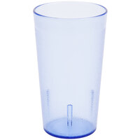 Cambro 1200P2401 Colorware 12.6 oz. Customizable Slate Blue SAN Plastic Tumbler - 24/Case