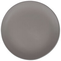 10 Strawberry Street RPPLE-GREYSLD Matte Wave 8" Gray Salad Stoneware Plate - 24/Case