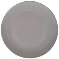 10 Strawberry Street RPPLE-GREYDIN Matte Wave 10 3/4" Gray Dinner Stoneware Plate - 12/Case