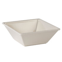 Thunder Group PS5005V 4 3/4" x 4 3/4" Passion Pearl Square 8 oz. Melamine Bowl - 12/Pack