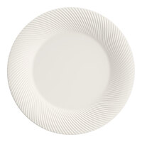 Visions Wave 7" Bone / Ivory Plastic Plate - 180/Case