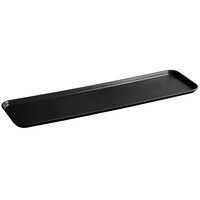 Cambro 830MT110 9" x 30" Black Fiberglass Market Tray