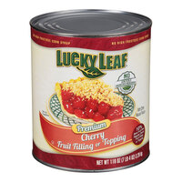 Lucky Leaf #10 Can Premium Non-GMO Cherry Pie Filling - 3/Case