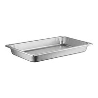 Vollrath 30020 Super Pan Full Size 2 1/2" Deep Heavy-Duty Anti-Jam Stainless Steel Steam Table / Hotel Pan -20 Gauge