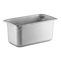 Vollrath S12066 Super Pan 1/3 Size 6" Deep Heavy-Duty Anti-Jam Stainless Steel Steam Table / Hotel Pan - 20 Gauge