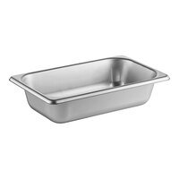 Vollrath S10062 Super Pan 1/4 Size 2 1/2" Deep Heavy-Duty Anti-Jam Stainless Steel Steam Table / Hotel Pan - 20 Gauge