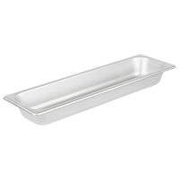 Vollrath S20062 Super Pan® 1/2 Size Long 2 1/2" Deep Heavy-Duty Anti-Jam Stainless Steel Steam Table / Hotel Pan - 20 Gauge