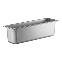 Vollrath S20066 Super Pan 1/2 Size Long 6" Deep Heavy-Duty Anti-Jam Stainless Steel Steam Table / Hotel Pan - 20 Gauge