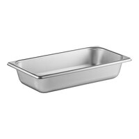 Vollrath S12062 Super Pan 1/3 Size 2 1/2" Deep Heavy-Duty Anti-Jam Stainless Steel Steam Table / Hotel Pan - 20 Gauge