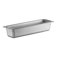 Vollrath S20064 Super Pan 1/2 Size Long 4" Deep Heavy-Duty Anti-Jam Stainless Steel Steam Table / Hotel Pan - 20 Gauge