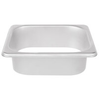 Vollrath E6WC02 Super Pan V® 6 7/8" x 6 1/4" x 2" Rectangular Stainless Steel In-Counter Trash Chute