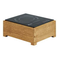 Cal-Mil 3633-99 Madera Rustic Pine Countertop Induction Cooker - 120V, 1,800W