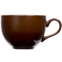 Tuxton DMF-1201 12 oz. Mahogany China Cappuccino Cup - 24/Case