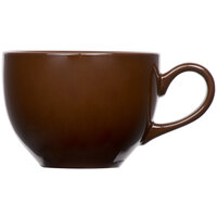 Tuxton DMF-0801 8 oz. Mahogany China Cappuccino Cup - 24/Case