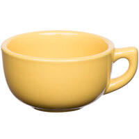 Tuxton BSF-1402 14 oz. Saffron Jumbo China Cappuccino Cup - 24/Case