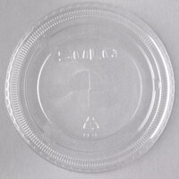 Solo 662TS Clear Plastic Lid with Straw Slot - 1000/Case