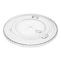 Solo 662TS Clear Plastic Lid with Straw Slot - 1,000/Case