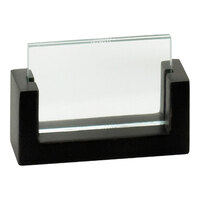 Cal-Mil 1510-32 U-Frame 3 1/2" x 2" Black Displayette
