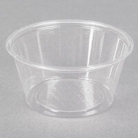 Fabri-Kal GPC200 Greenware 2 oz. Compostable Clear Plastic Souffle / Portion Cup - 2000/Case