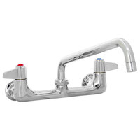 Equip by T&S 5F-8WLS12 12 1/8" Wall Mount Swivel Faucet with 8" Centers