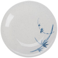 Thunder Group 1304BB Blue Bamboo 4 3/4" Round Melamine Plate - 12/Pack