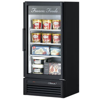 Turbo Air TGF-10SDB-N Black 26" Super Deluxe Glass Door Merchandising Freezer