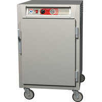 Metro C565-SFS-UPFC C5 6 Series Half-Height Reach-In Pass-Through Heated Holding Cabinet - Solid / Clear Doors