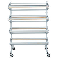 Bulman R370 36" Horizontal Tower 8 Roll Standard Paper Rack - Unassembled