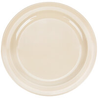 Thunder Group NS110T Nustone 10" Narrow Rim Tan Melamine Plate - 12/Pack