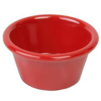 Thunder Group ML536PR1 Red 2.5 oz. Smooth Melamine Ramekin - 12/Case