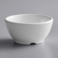 Thunder Group CR5804W White 10 oz. Melamine Soup Bowl, 4 5/8" - 12/Case