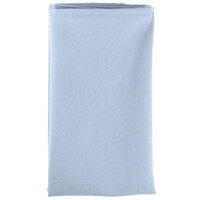 Intedge Light Blue 65/35 Polycotton Blend Cloth Napkins, 20" x 20" - 12/Pack