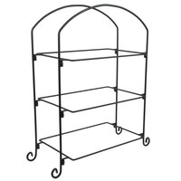 American Metalcraft IS13 Ironworks Three-Tier Rectangular Display Stand