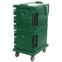 Cambro UPC600519 Ultra Camcarts® Kentucky Green Insulated Food Pan Carrier - Holds 8 Pans