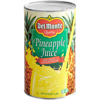 Del Monte 46 fl. oz. Pineapple Juice - 12/Case