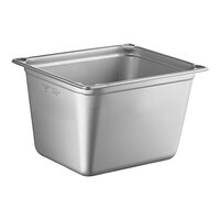 Vollrath 30288 Super Pan 1/2 Size 8" Deep Heavy-Duty Stainless Steel Transport Pan - 20 Gauge