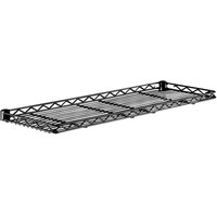 Metro 12" Wide Black Cantilever Shelf