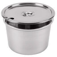 Wells 5D-20908 11 Qt. Vegetable Inset Pot with Notched Lid Set