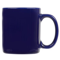 Tuxton BCM-1202 Cobalt 12 oz. China C-Handle Mug - 24/Case