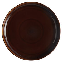 Tuxton BAA-1315 13 1/8" Caramel China Pizza Serving Plate - 6/Case