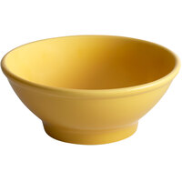 Tuxton BSB-2508 25 oz. Saffron China Menudo / Salad Bowl - 12/Case