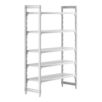 Cambro CPU184872V5480 Camshelving® Premium Shelving Unit with 5 Vented Shelves 18" x 48" x 72"