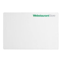 WebstaurantStore 18" x 12" Flexible Cutting Board Mat with Logo - 2/Pack